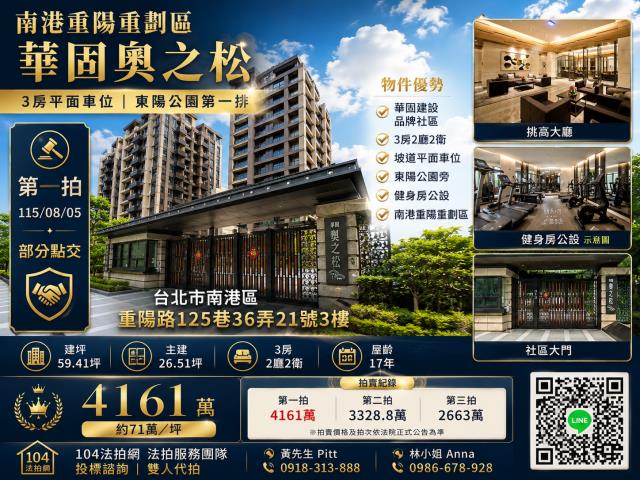 台北南港法拍華廈-1