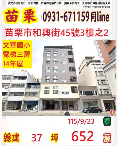 苗栗苗栗市拍賣華廈-1