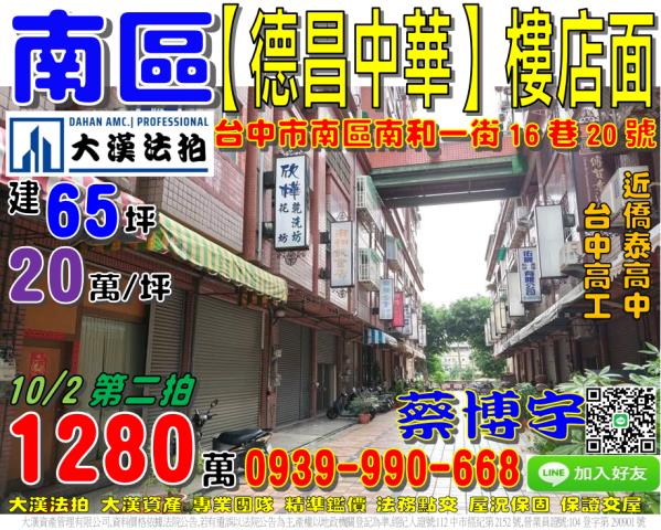 南區德昌中華法拍店面