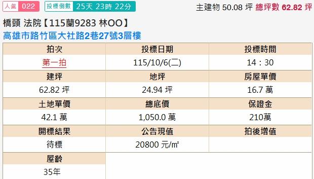 高雄法拍透天-2