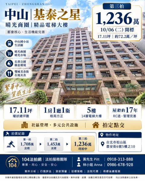 台北中山區法拍大樓-1
