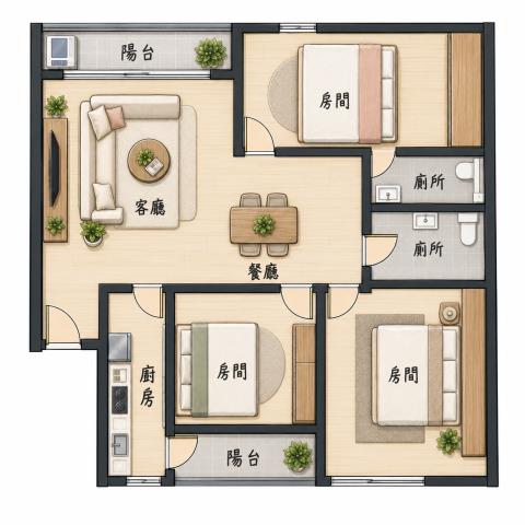 台中北屯華廈-2