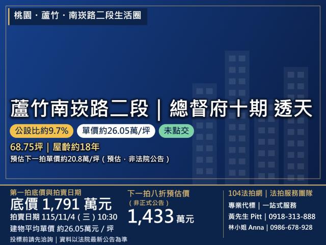 蘆竹透天拍賣-1