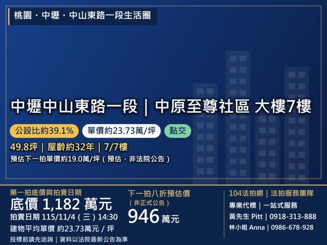 桃園法拍大樓-1