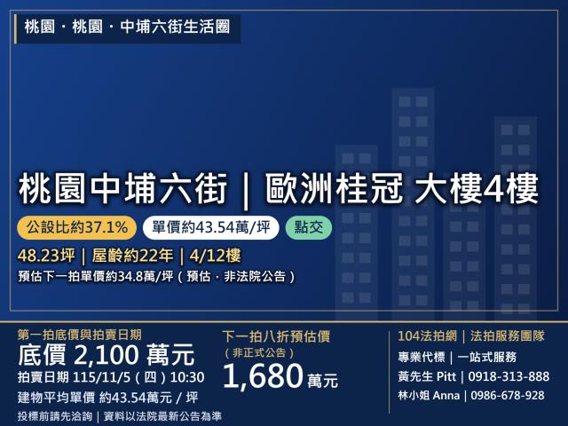桃園大樓拍賣-1