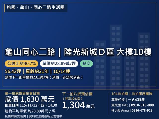 桃園龜山法拍大樓-1