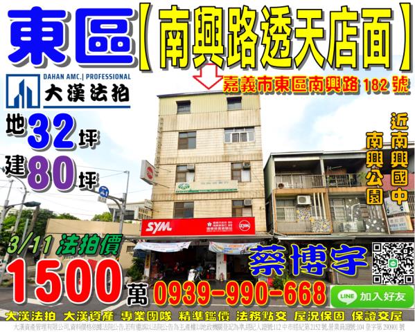 東區法拍屋南興路店面