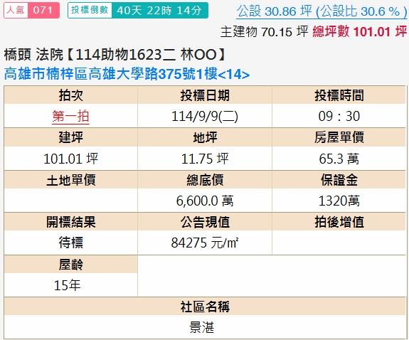 楠梓大樓法拍-2