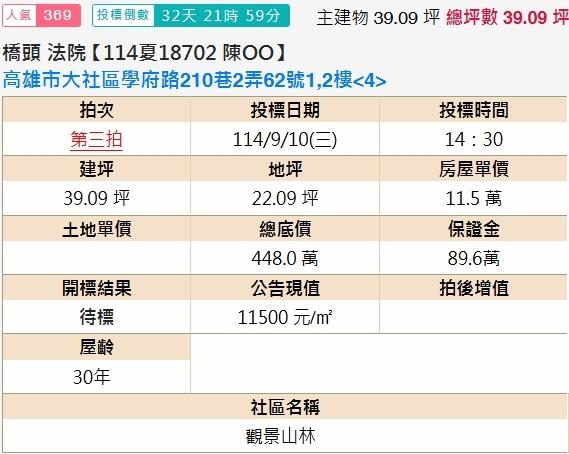 大社公寓法拍-2