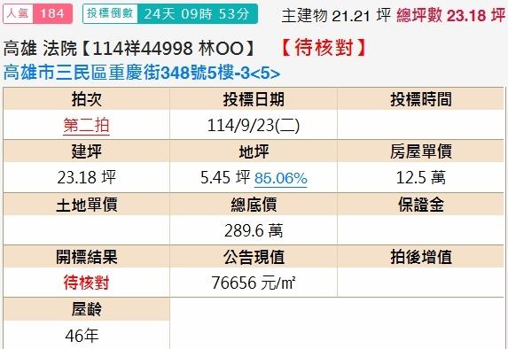 高雄法拍公寓-2