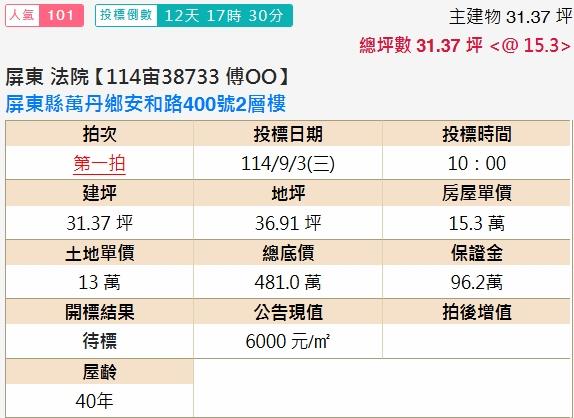 屏東拍賣透天-2