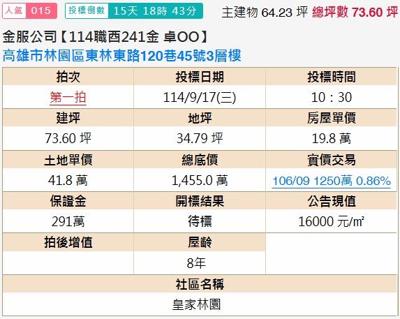高雄林園法拍別墅-2