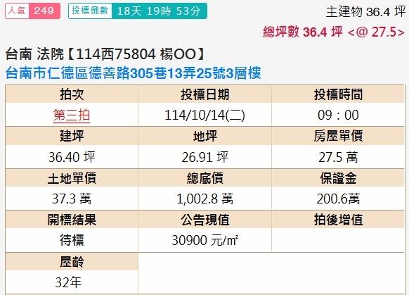 台南仁德拍賣透天-2
