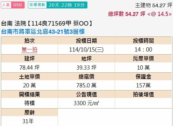 將軍透天法拍-2