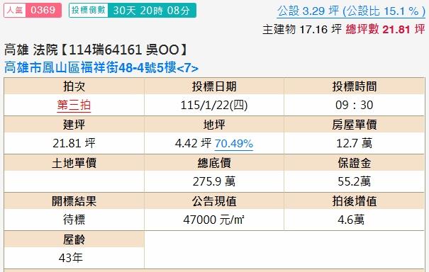 高雄法拍大樓-2