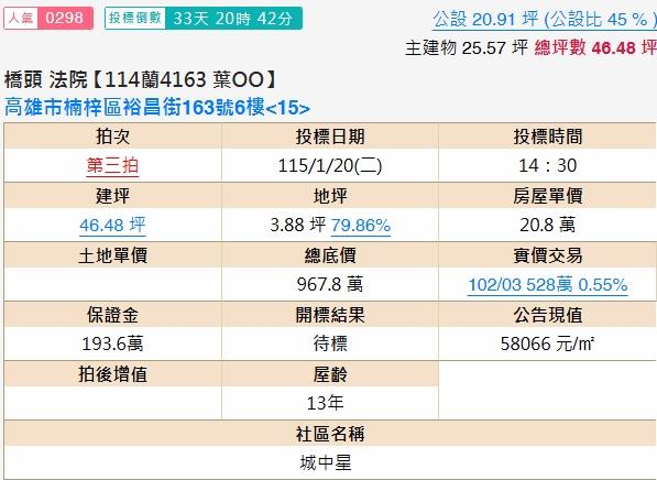 高雄楠梓法拍大樓-2