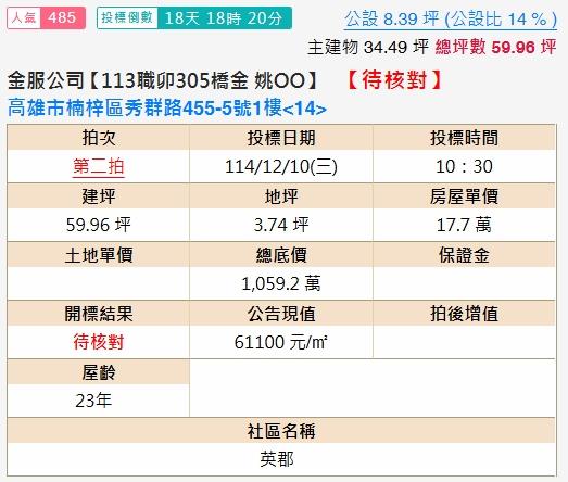楠梓法拍大樓-2