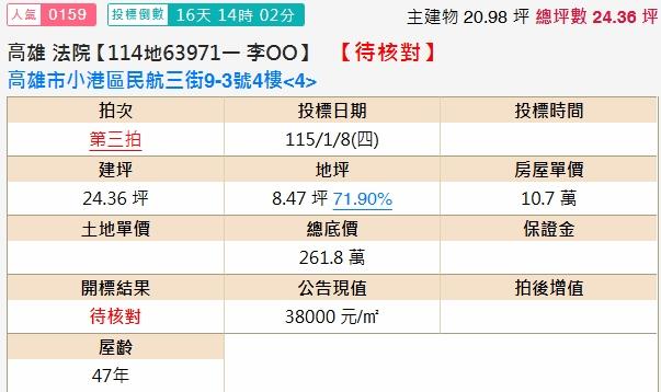 小港法拍公寓-2