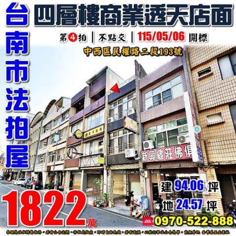 中西區民權路二段透店