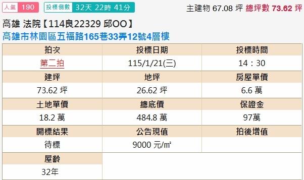 高雄林園透天法拍-2