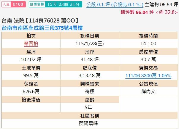 台南拍賣透天-2
