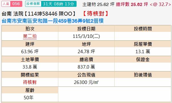 台南安南透天法拍-2