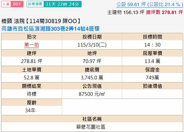 鳥松透天法拍-2