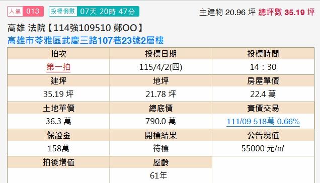 高雄透天拍賣-2