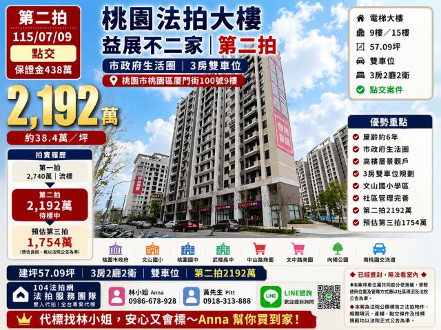桃園桃園區法拍大樓-1