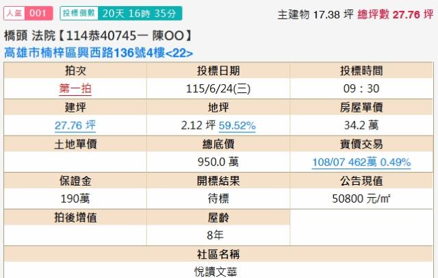 高雄楠梓法拍大樓-2