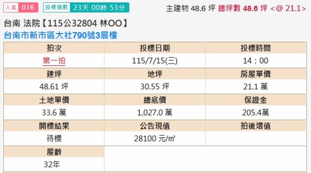 新市透天拍賣-2