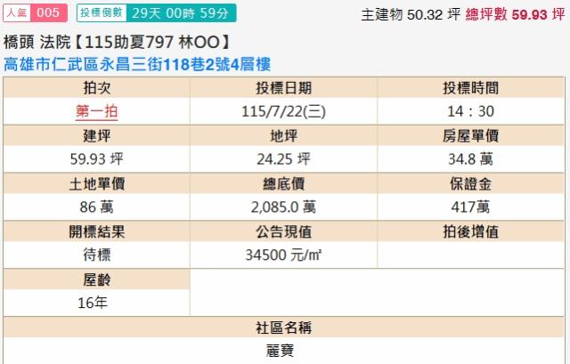 高雄法拍透天-2
