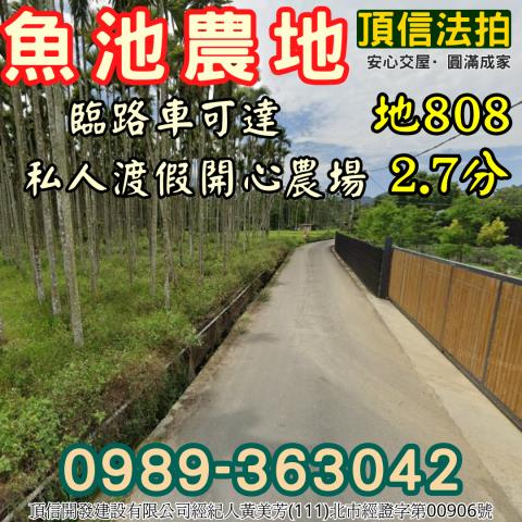 南投魚池法拍農地-3