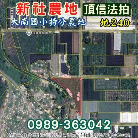 台中新社農地法拍-2