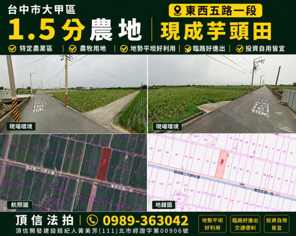 大甲農地法拍-1